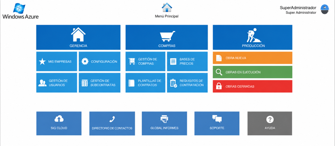 software de gestión de obras